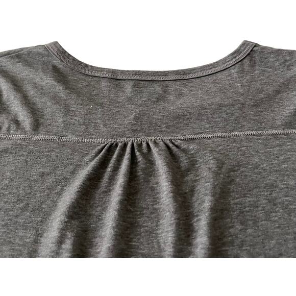 COLUMBIA LONG SLEEVE PULL-OVER KNIT TOP, WOMENS, L, HEATHER GREY, V-NECKLINE - Picture 6 of 10